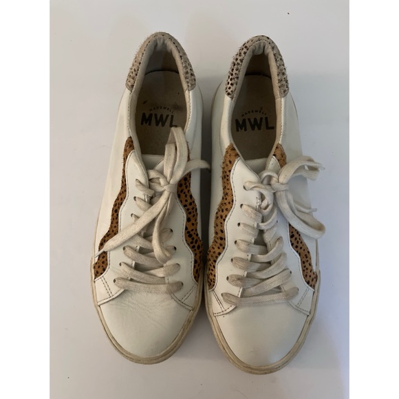 Madewell Sidewalk Sneakers Animal Print Women’s Size 8.5 - Picture 2 of 6